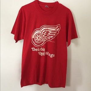 Vintage 1989 Detroit Red Wings Tshirt Sz L